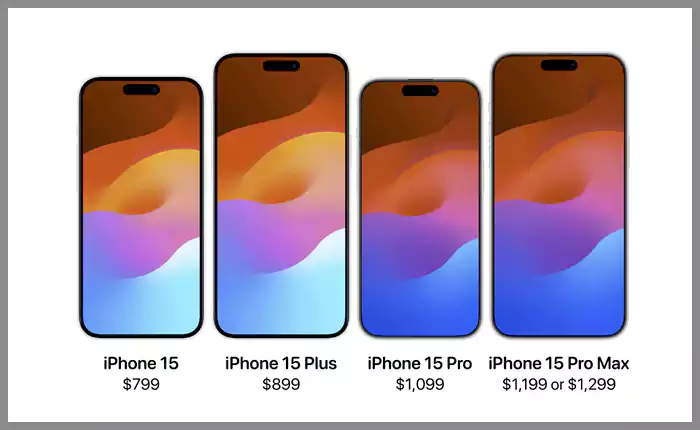 Apple iPhone 15 Series price