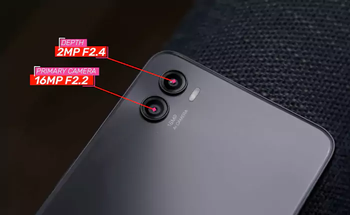 Motorola Moto E22s Primary camera
