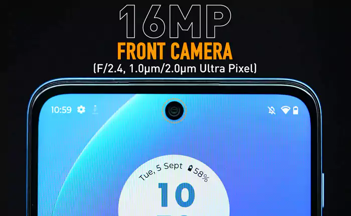 Motorola Moto G54 5G Selfie camera