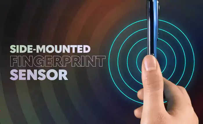 Oppo A2x side mounted fingerprint