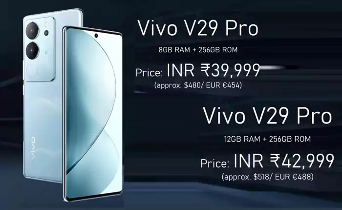 Vivo V29 Pro price in bangladesh